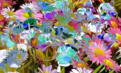 Abstract Flowers Computer Wallpapers, Desktop Backgrounds | 2048x1237 | ID:700088