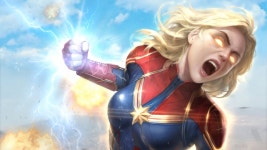 Captain Marvel 4k Ultra HD Wallpaper | Background Image | 3840x2160 | ID:1043459 - Wallpaper Abyss  Captain Marvel 4k Ultra HD... 
