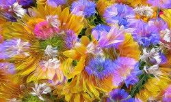 Abstract Flowers Full HD Wallpaper and Background Image | 2048x1227 | ID:700085