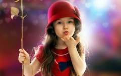 Adorable Little Girl Blowing a Kiss HD Wallpaper | Background Image | 2880x1800 | ID:685504 - Wallpaper Abyss  Adorable Little... 