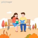 가족 일러스트 이미지 - 게티이미지뱅크