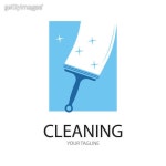 Hard-working professional Window cleaner man. Person Profile, Avatar Symbol, Male people icon. Male professional cleaning service worker... 