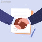 Handshake. (1436478790) 일러스트, 무료 일러스트 - 게티이미지뱅크