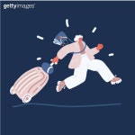 Vector illustration of Traveling tourists. Business trip concept. (1555162067) - 게티이미지뱅크