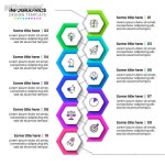 Infographic template. Circle with 5 steps and timeline (1414989441) 일러스트, 무료 일러스트 - 게티이미지뱅크