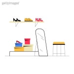 신발가게 이미지 - 게티이미지뱅크