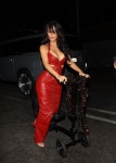 Kim Kardashian Serves Holiday Glam For Christmas Outing With Khloe, Kris