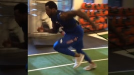 Jason Pierre-Paul -- No Finger, No Problem ... Back in the Gym!!