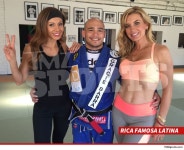 Rica Famosa Latina Stars -- Hardcore Jiu-Jitsu Training ... At Famed MMA Gym