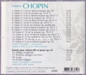 알라딘: [중고] [수입] 쇼팽 : 왈츠 1번~14번, 첼로 소나타 [중고] [수입] 쇼팽 : 왈츠 1번~14번, 첼로 소나타