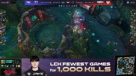더쿠 - [LOL] 페이즈 LCK 역대 최소경기 & 최연소 1000킬 달성