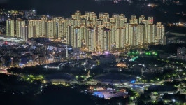 더쿠 - 점등식 진행한 올림픽파크포레온 아파트( 구 둔촌주공아파트)
