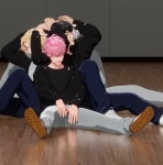 더쿠 - 눈 감은 밤비가 너무 고와요...🥹