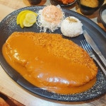 더쿠 - 동네는 아니구 아무튼 30cm 왕돈까스 너무 맛있다