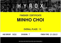 더쿠 - 민호 2025 하이록스 재팬 최종 기록