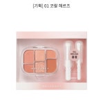 더쿠 - 웨이크메이크 소프트 쉬어 멀티 팔레트 01 코랄 헤르츠 : 톤온톤 메이크업엔 좋긴 한데