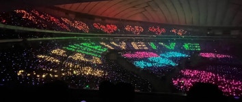 더쿠 - 너무 예쁘게 물든 아이브 도쿄돔 객석 사진