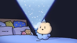 더쿠 - [망그러진 곰] 부앙이들아 7월 달력을 가져왔어🔦✨ 손전등 배경화면이 요즘 유행이라며? 잘 써줬으면 해 그럼 7월도 잘부탁해!