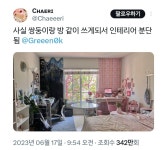 더쿠 - 어릴때부터 쌍둥이랑 반대로 했는데 이제 집도 반대로 꾸밈.twt