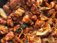 더쿠 - 춘천 통나무집 닭갈비 후기