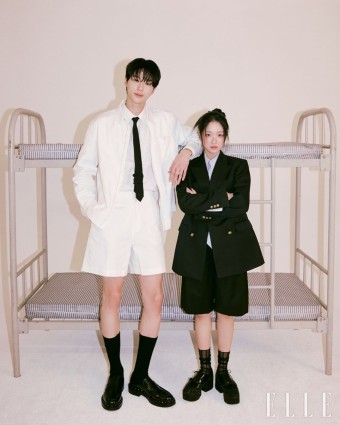 더쿠 - <선재 업고 튀어> 변우석 X 김혜윤 엘르 커플 화보