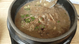 더쿠 - 제주도 맛집 <우진해장국> 고사리육개장.gif