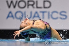 더쿠 - [세계수영선수권대회] 허윤서, 솔로 프리 6위…한국 아티스틱 세계선수권 역대 최고