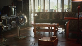 더쿠 - 언리얼5로 재현했다는 80년대 후반 좀 사는 중산층 가정집.jpg