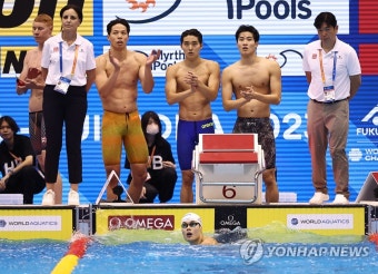 더쿠 - [세계수영선수권대회] 황선우·김우민·이호준·양재훈, 계영 800m 한국新 세우고 결선 진출