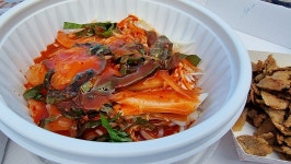 더쿠 - ㅈㅍㅁㅇ #라팍먹거리 #오직떡볶이 #비빔쌀국수 정확한 이름은 #물비빔쌀국수세트