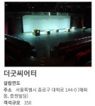 더쿠 - 더굿씨어터는 350석이라고 함
