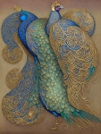 Intricate Peacock Designs in Vibrant Blues and Greens | Deep Dream Generator Majestic Peacock Elegance | Deep Dream Generator