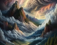 painting light ink wash, halo dyeing, Tradition Chinese Ink Painting, Lightbackground, complex land... | Deep Dream Generator