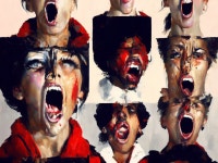 Collage of Expressive Portraits with Scream Emotions | Deep Dream Generator Vivid Expressions: A Collage of Emotion | Deep Dream... 