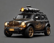 Steamy, my first vapor car! | Deep Dream Generator