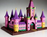 Vibrant Toy Castle with Colorful Turrets and Details | Deep Dream Generator Enchanted Rainbow Castle | Deep Dream Generator