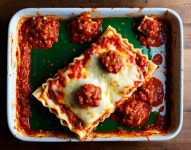 Savory Layers: Cheesy Lasagna Delight | Deep Dream Generator