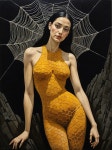 Female Figure in Honeycomb Bodysuit with Spiderwebs | Deep Dream Generator Hi, has anyone seen my nail polish? | Deep Dream Generator