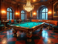 Elegant Billiard Room with Wood Paneling and Chandelier | Deep Dream Generator The Billiard Room | Deep Dream Generator
