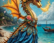 AI Generated Firefantasy Photos and Artwork | Deep Dream Generator