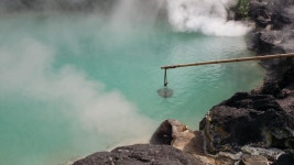 [바다지옥] 벳부 8탕 중 가장 아름다운 지옥인 우미지고쿠 | 세상의 모든 여행, 위시빈