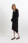 [세르크]Unbalanced Flow Skirt [W CONCEPT]