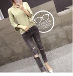 도매꾹 :: 대한민국1위 돈버는 쇼핑 - 도매꾹 [도매꾹] [마이펄]H3430여성의류프릴소매라운드넥티셔츠대박