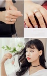 신상 CAROMAY S925 여성 실버 큐빅 반지 J0212 식지링 - 오너클랜 오너클랜 - 신상 CAROMAY S925 여성 실버 큐빅 반지 J0212 식지링
