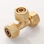 Brass pipe fittings 1216 aluminum plastic pipe fitting tee directly to elbow through the 4 points of the joint copper fittings... 