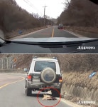 평소 개 운동시키기 위해 차 뒤에 묶어 놓고 저속 운행…깜빡 잊고 속도 올려 내달렸다