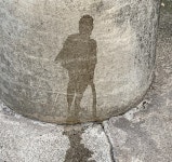 산책 도중 전봇대에 영역 표시한 강아지…잠시후 눈앞에 펼쳐진 망토 두른 사람(?) 그림
