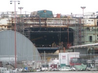 BEMIL 사진 자료실 - BEMIL 군사세계 건조중인 미 해군 차세대 항모 USS Gerald R. Ford (CVN 78)-1