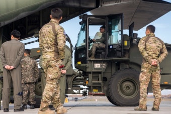 BEMIL 사진 자료실 - 유용원의 군사세계 알래스카에 도착한 공군 C-130H 수송기 2대