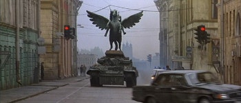BEMIL 사진 자료실 - BEMIL 군사세계 T-55 탱크 탄 러시아 표트르 대제 동상의 상트 페테르부르크 드라이빙